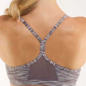 Lululemon Flow Y Sports Bra in Magnum Space Dye / Magnum